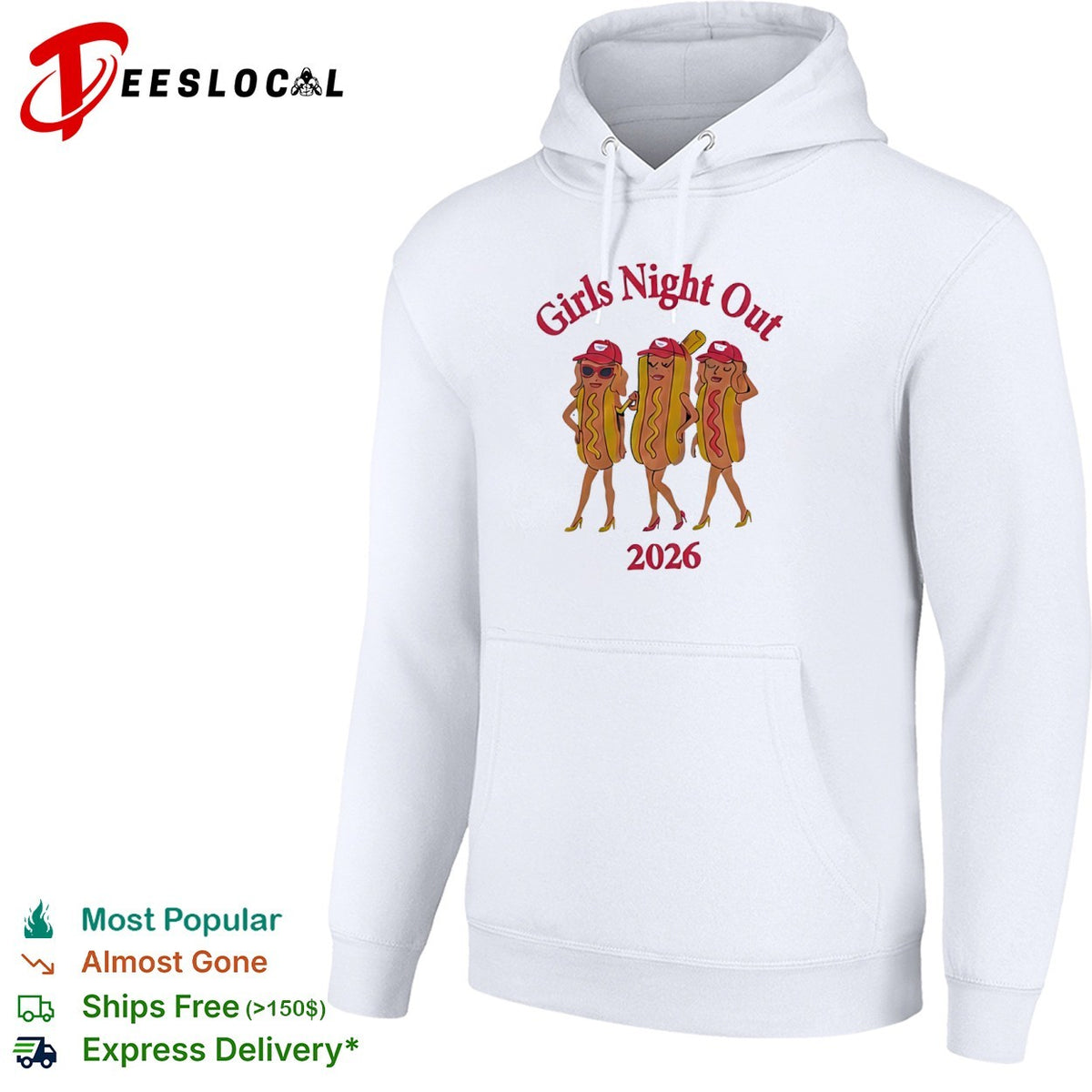 Hotdogs Girls Night Out 2026 shirt