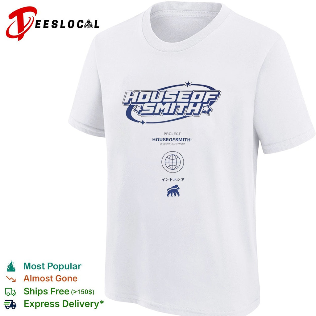 House of Smith Project Essential Equipment Indonesia Gorilla Globe Logo Shirt