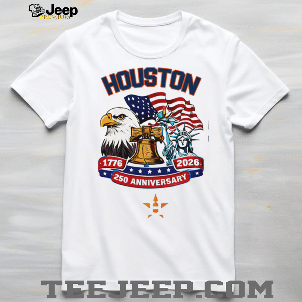 Houston Astros 250th Anniversary 1776 2026 Patriotic Baseball Jersey T Shirt