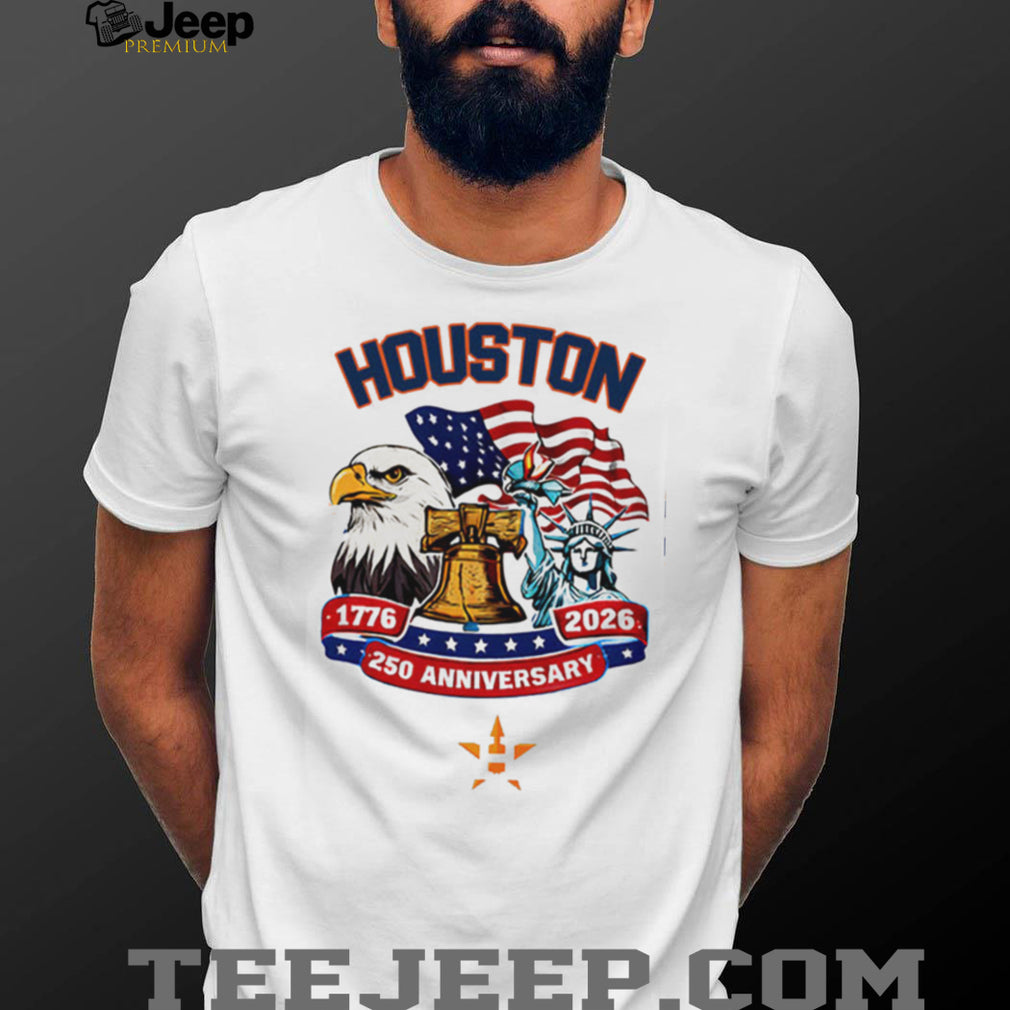 Houston Astros 250th Anniversary 1776 2026 Patriotic Baseball Jersey T Shirt