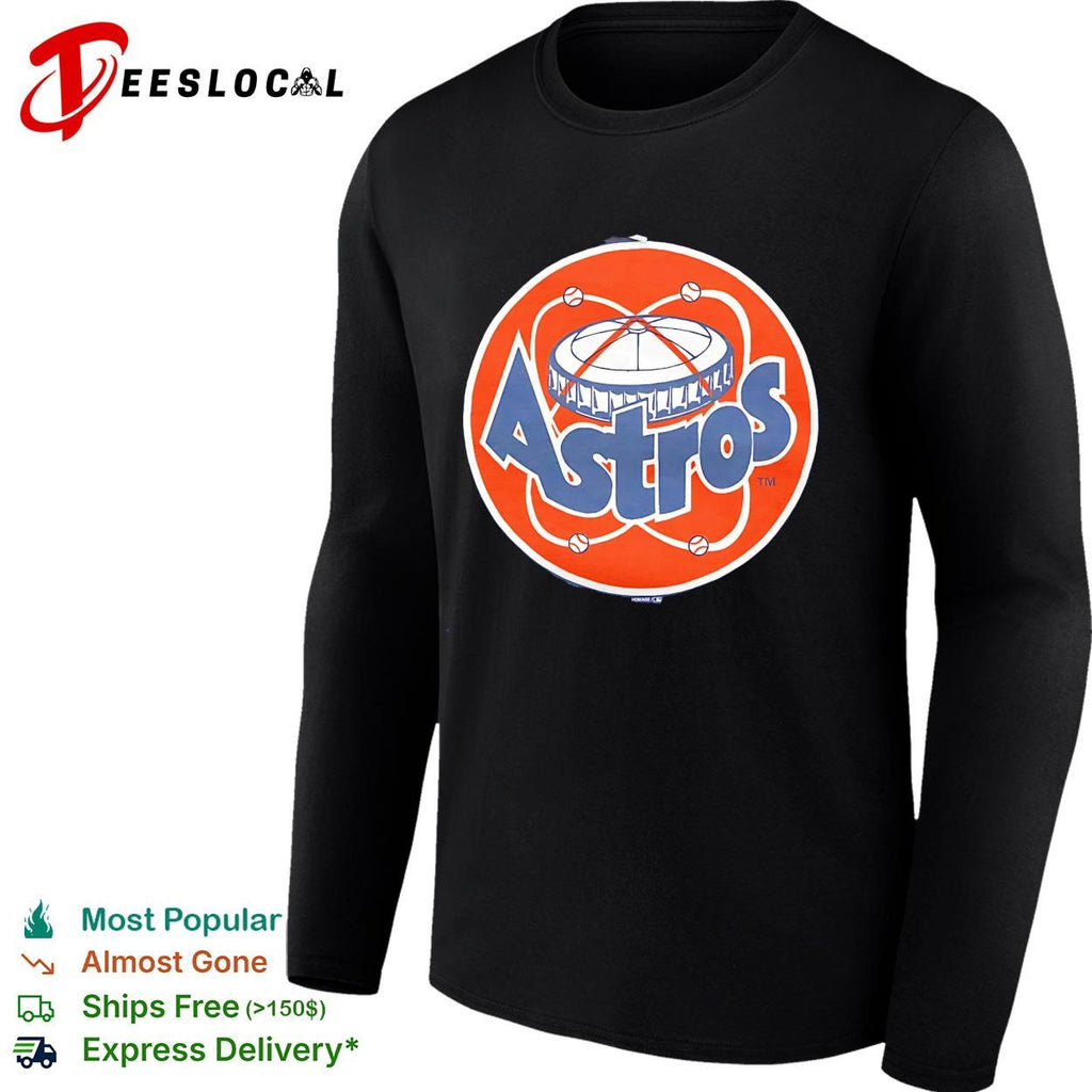 Houston Astros vintage Astrodome stadium circle logo shirt