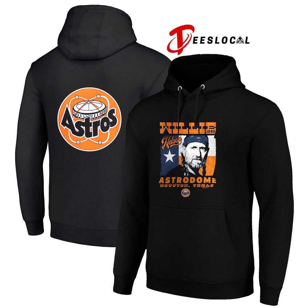 Houston Astros x Willie Nelson Astrodome portrait shirt