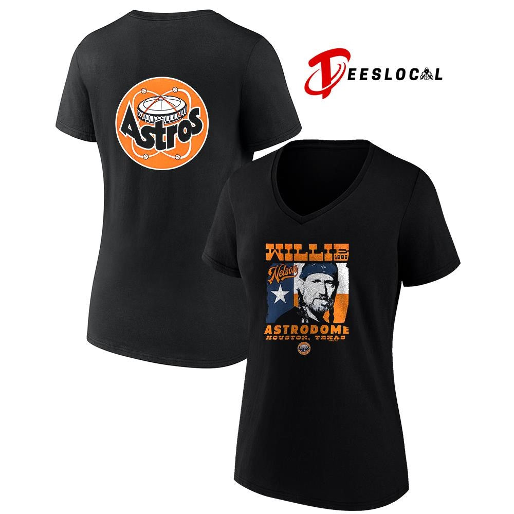 Houston Astros x Willie Nelson Astrodome portrait shirt