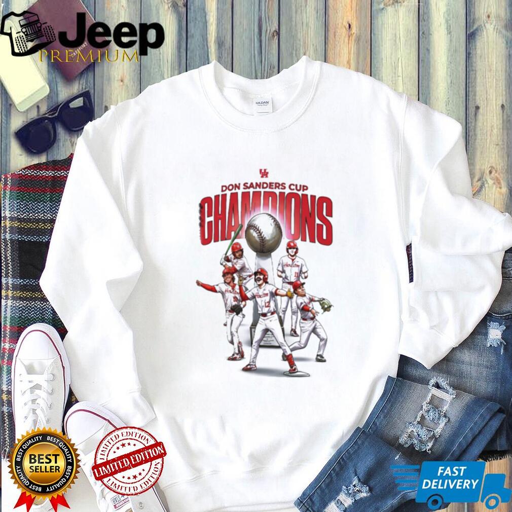 Houston Baseball Don Sanders Cup Champions Graphic T Shirt