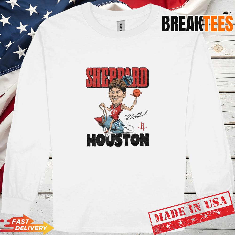 Houston Rockets Homage Reed Sheppard Rocket Shirt