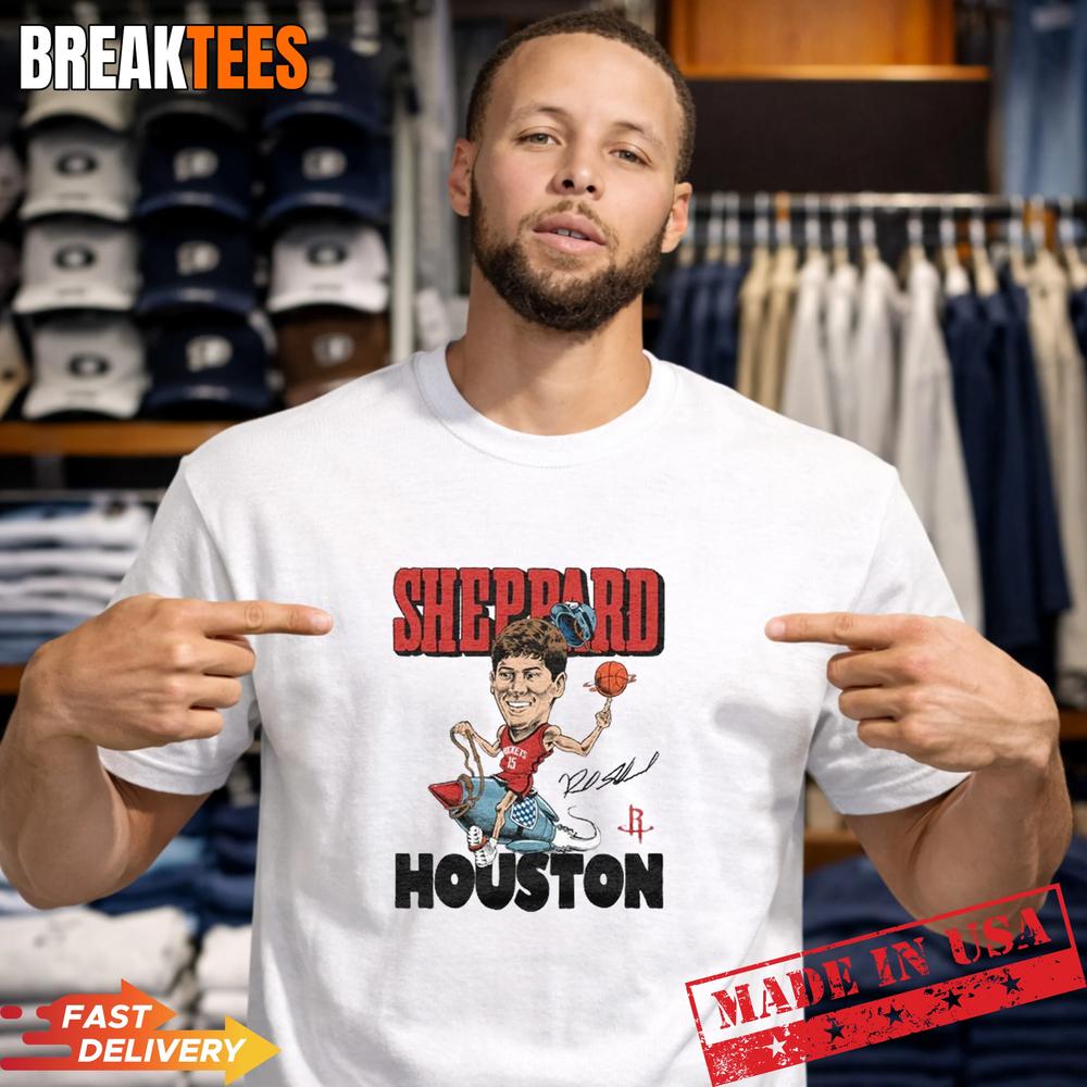 Houston Rockets Homage Reed Sheppard Rocket Shirt