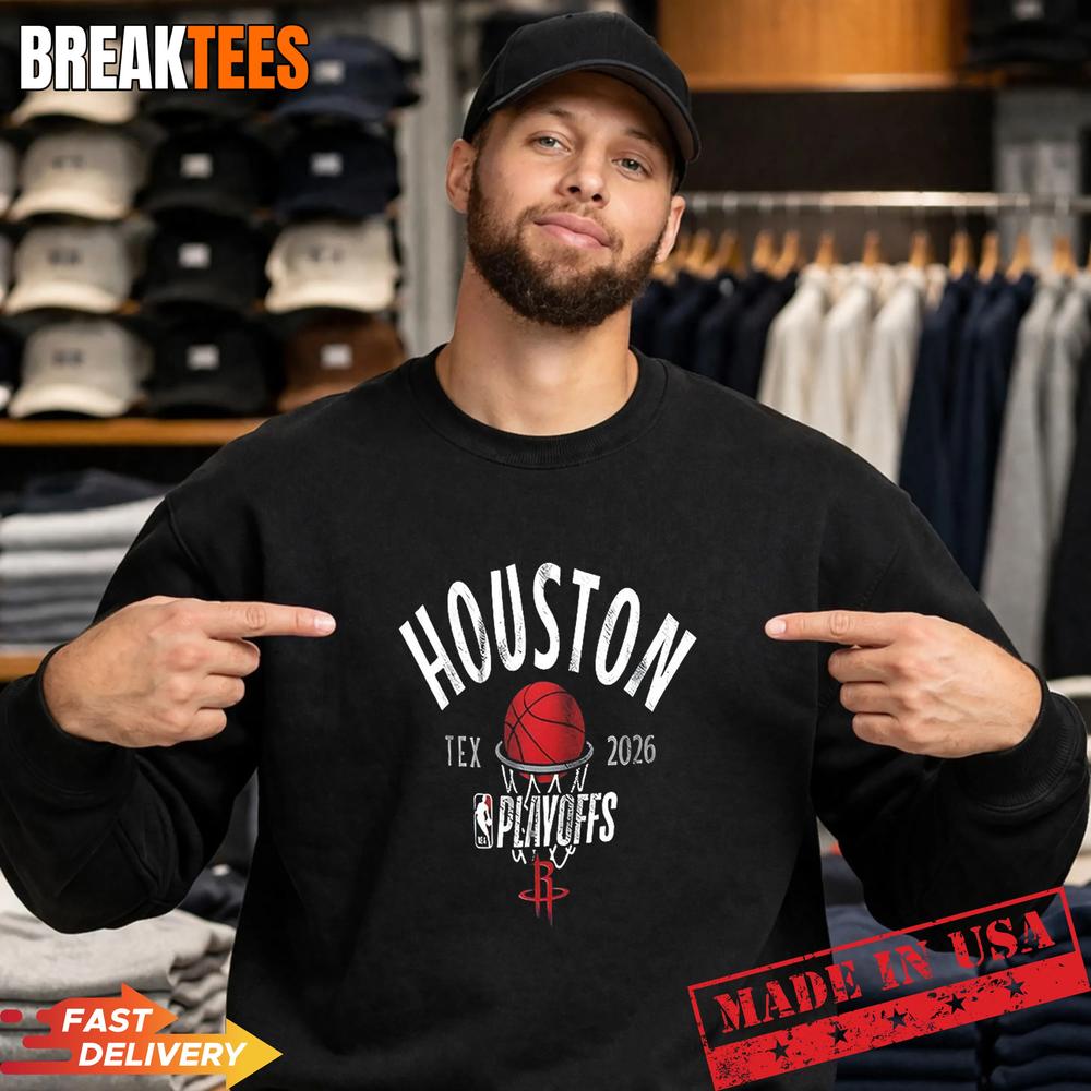 Houston Rockets NBA 2026 Playoff Participant Stand T-Shirt