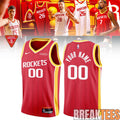 Houston Rockets New 2026 Custom Red Basketball Jersey