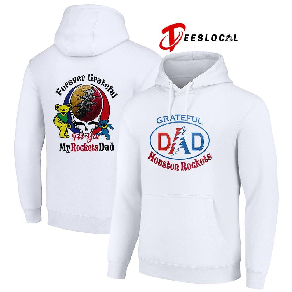 Houston Rockets x Grateful Dead Father Day forever Grateful logo shirt