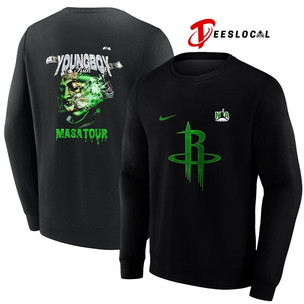 Houston Rockets x NBA Young Boy Masa tour shirt
