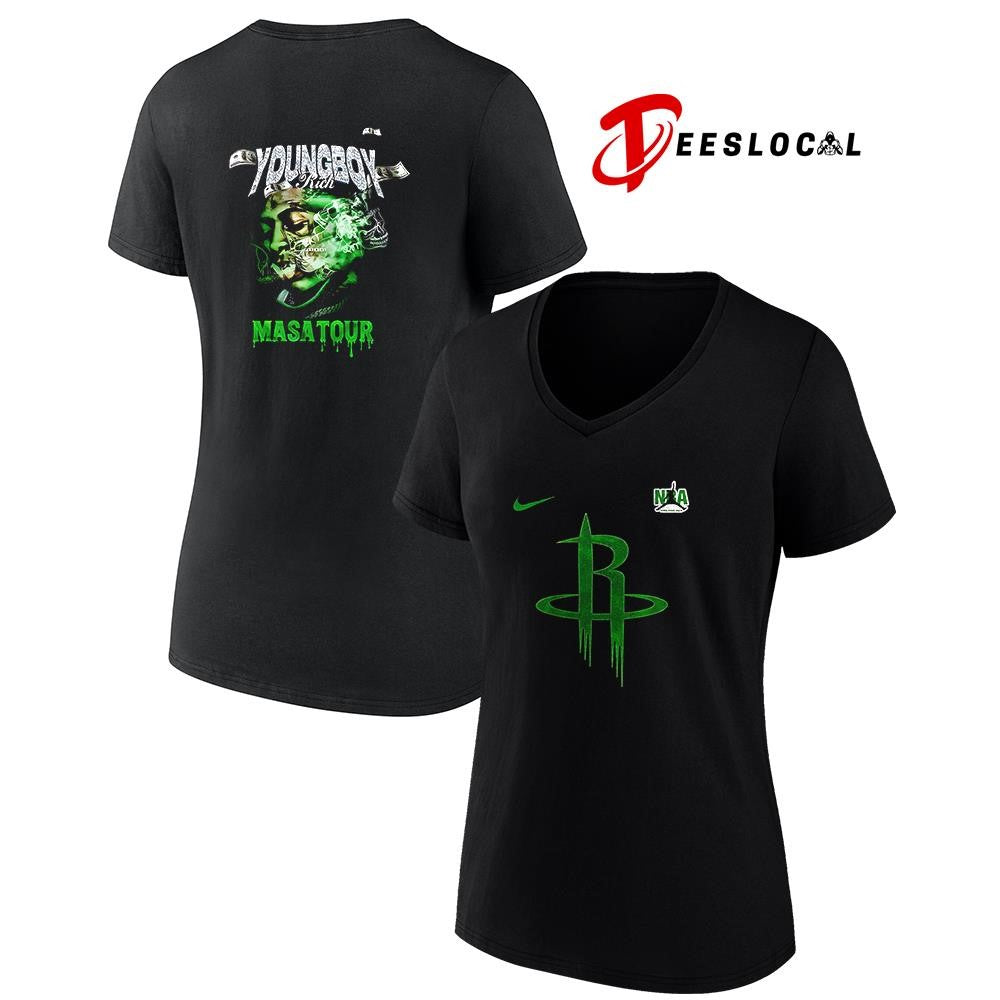 Houston Rockets x NBA Young Boy Masa tour shirt