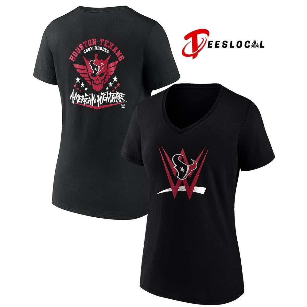 Houston Texans x Cody Rhones American nightmare logo shirt