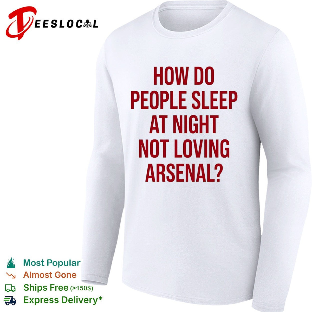How do people sleep at night not loving Arsenal Premier League shirt