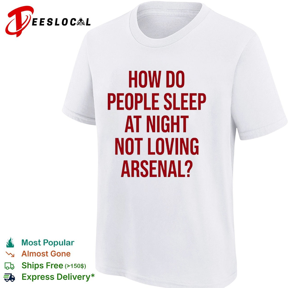 How do people sleep at night not loving Arsenal Premier League shirt