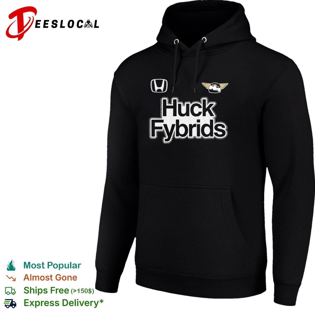 Huck Fybrids Honda Logo Automotive Car Shirt