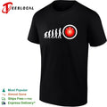 Human evolution to HAL 9000 AI 2001 Space Odyssey humor shirt