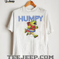 Humpy The Winner Cartoon Running Salmon Mascot T Shirt