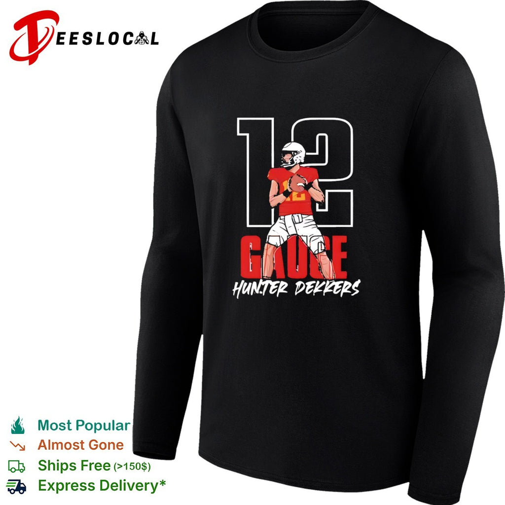Hunter Dekkers Gauge 12 Iowa State Cyclones football shirt