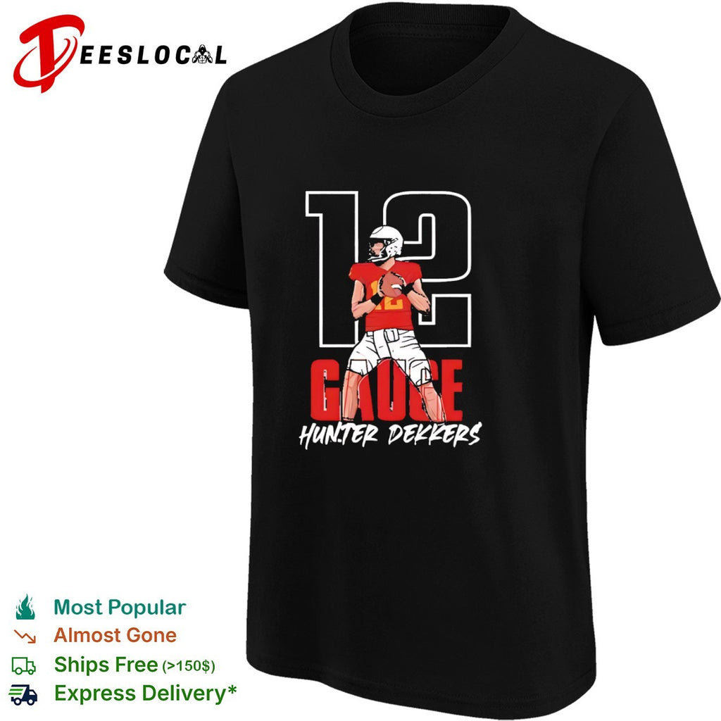 Hunter Dekkers Gauge 12 Iowa State Cyclones football shirt