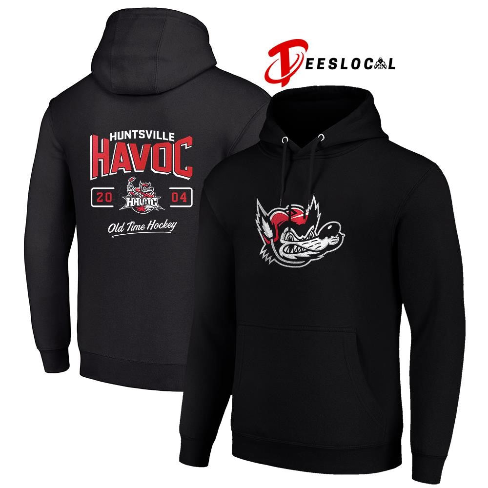 Huntsville Havoc 2004 old time hockey logo shirt