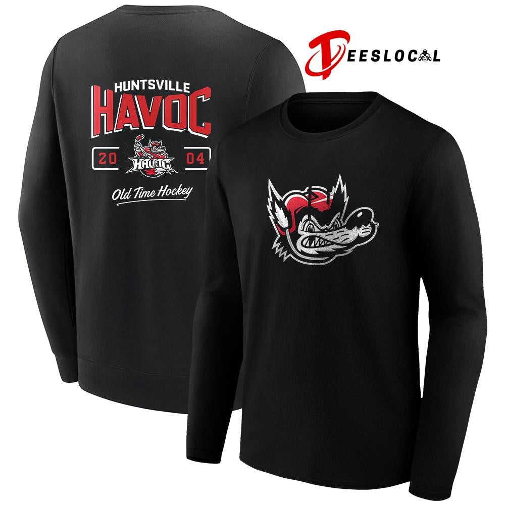 Huntsville Havoc 2004 old time hockey logo shirt