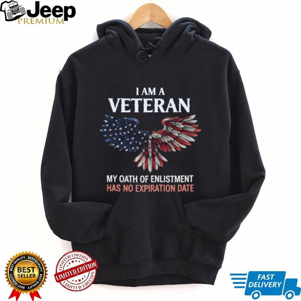I Am A Veteran Oath Of Enlistment Patriotic Eagle Wings T Shirt