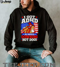 I Got ADHD Always Downing Hot Dogs American Flag Fourth Of July T Shirt