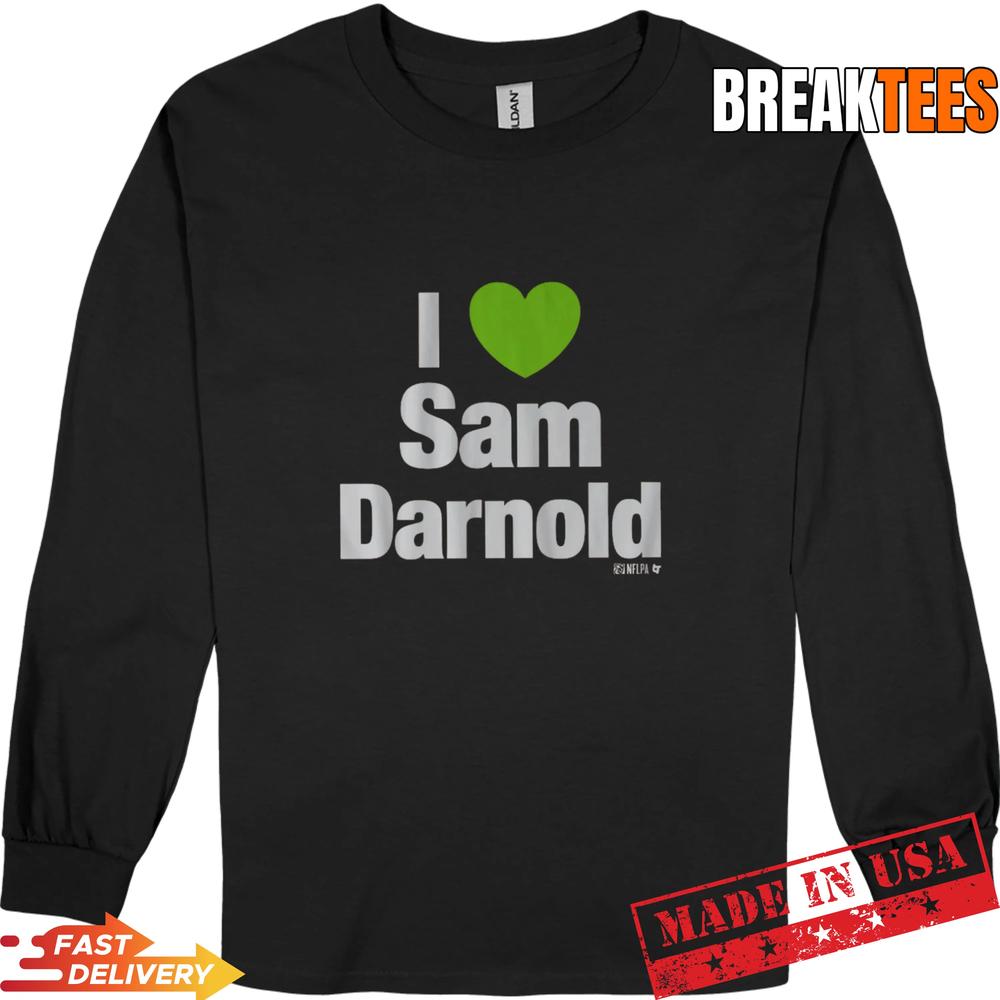 I Heart Sam Darnold Football Fan Shirt