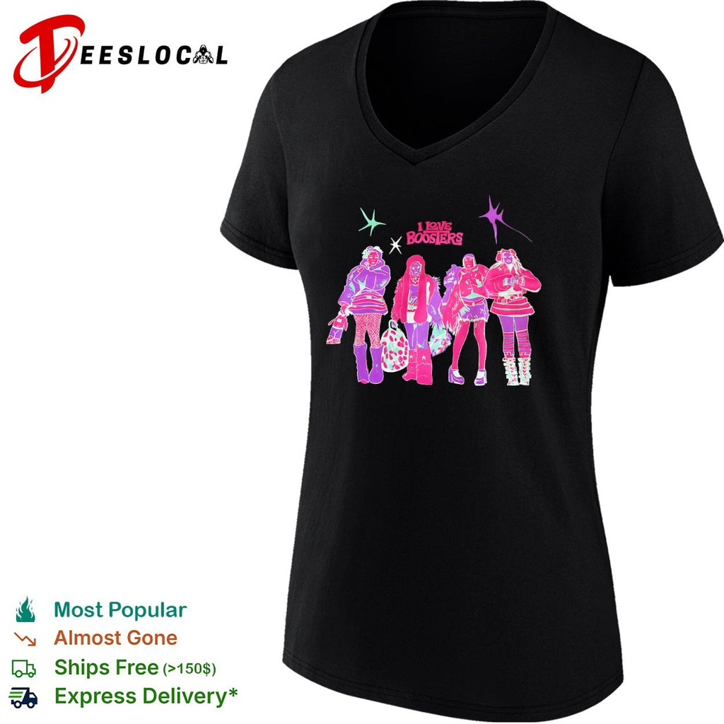 I Love Boosters graphic shirt