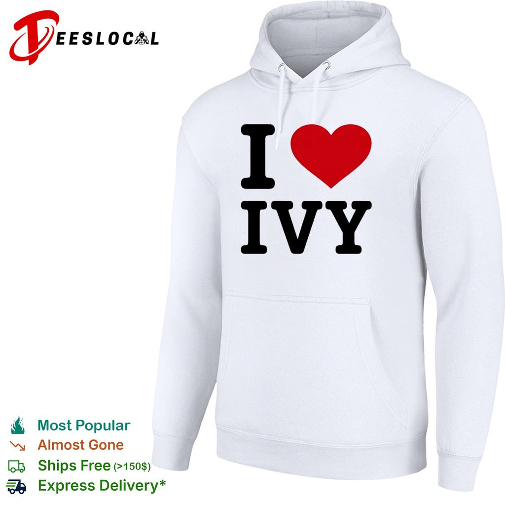 I Love Ivy Name Heart shirt