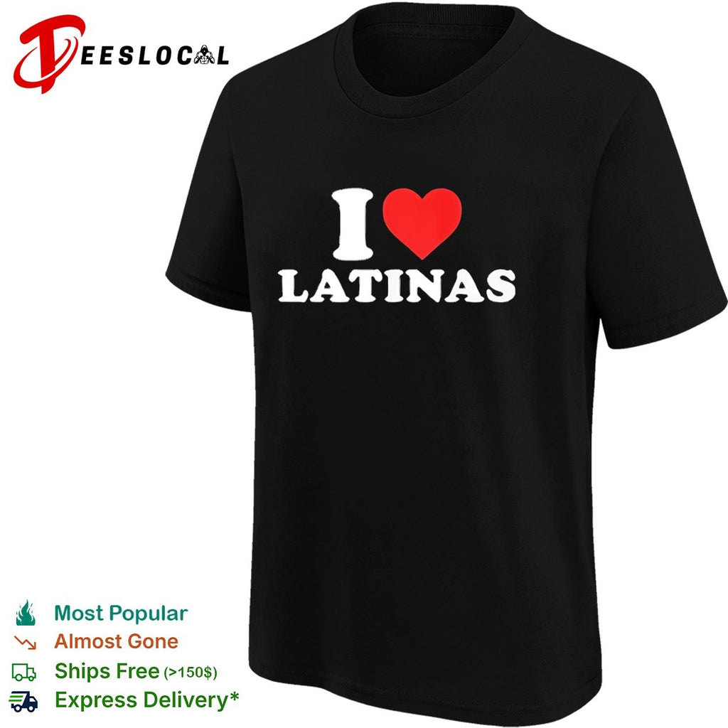 I Love Latinas Heart Minimalist shirt