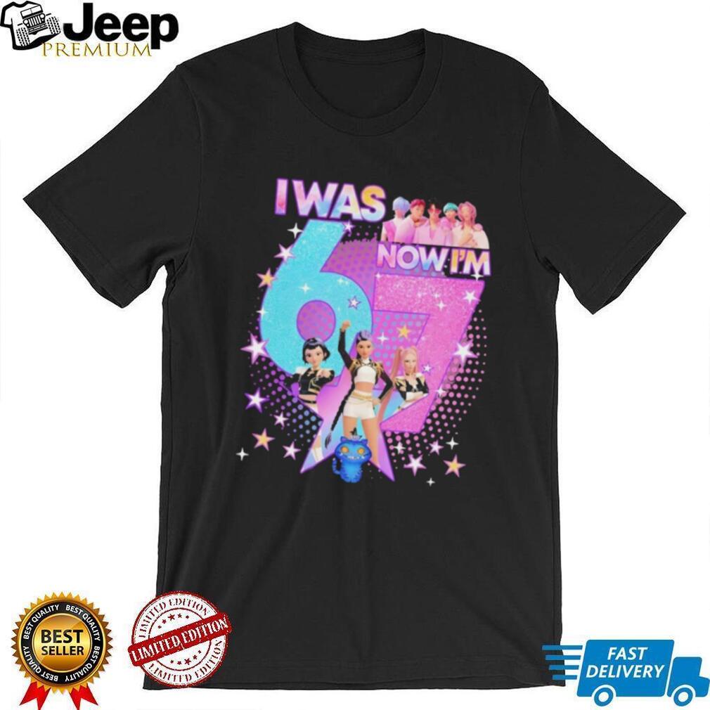 I Was 6 Now I’m 7 K Pop Style Birthday Girl Pop Star Graphic T Shirt