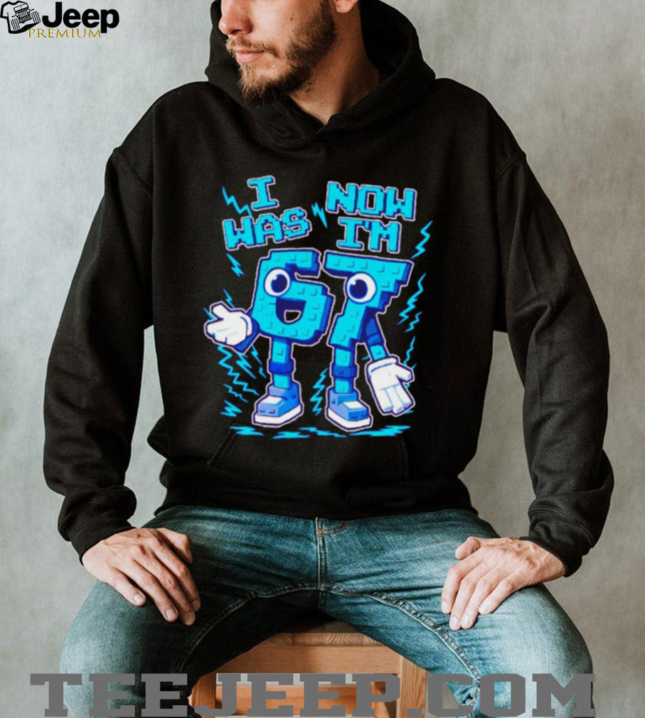 I Was 6 Now I’m 7 Pixel Style Kids Birthday T Shirt