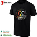I am Enough Love Yourself First AKF Star Heart rainbow shirt