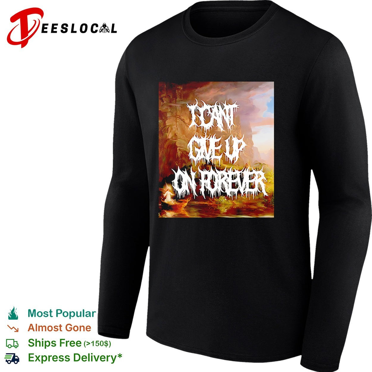 I cant give up on forever Cole Christian art religious surrealism aesthetic shirt