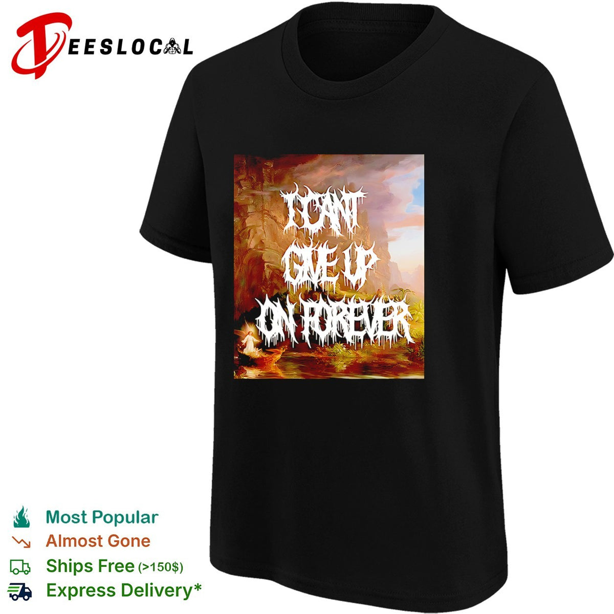 I cant give up on forever Cole Christian art religious surrealism aesthetic shirt