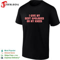 I give my best apologies on my knees shirt