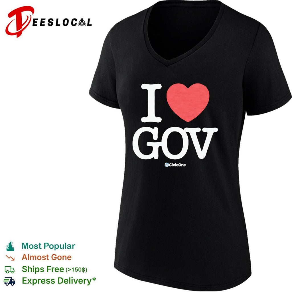 I heart gov shirt