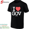 I heart gov shirt