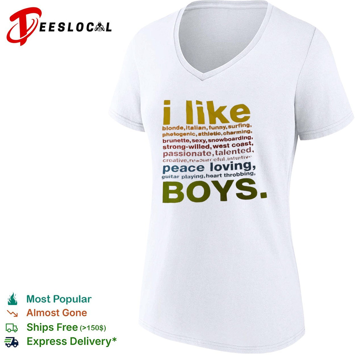 I like boys shirt