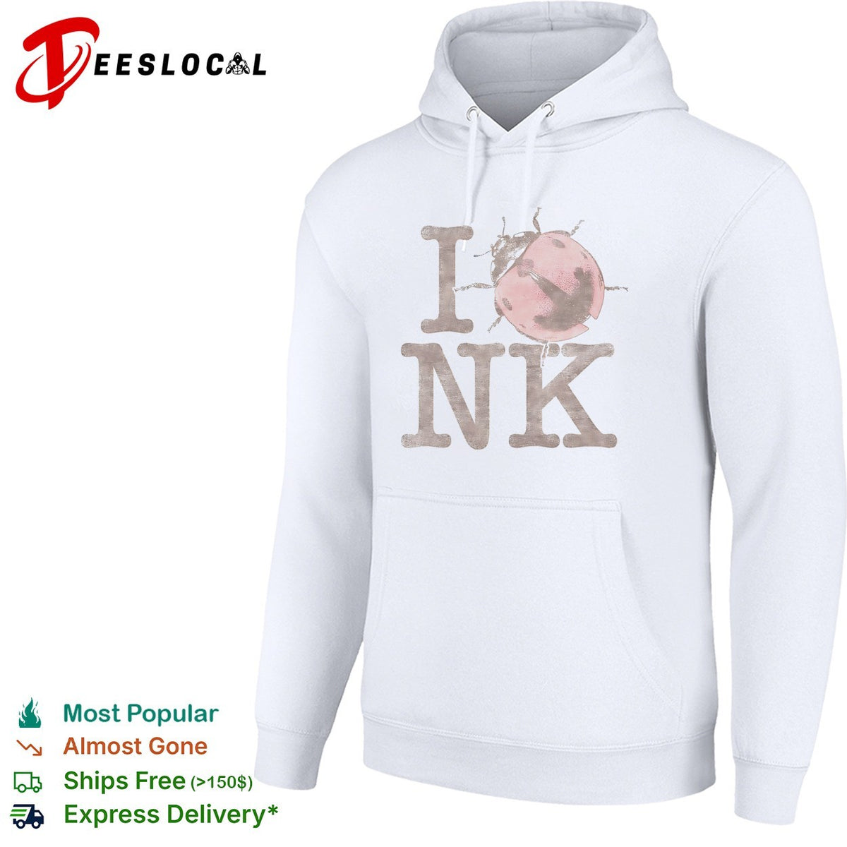 I love ink ladybug insect nature entomology shirt