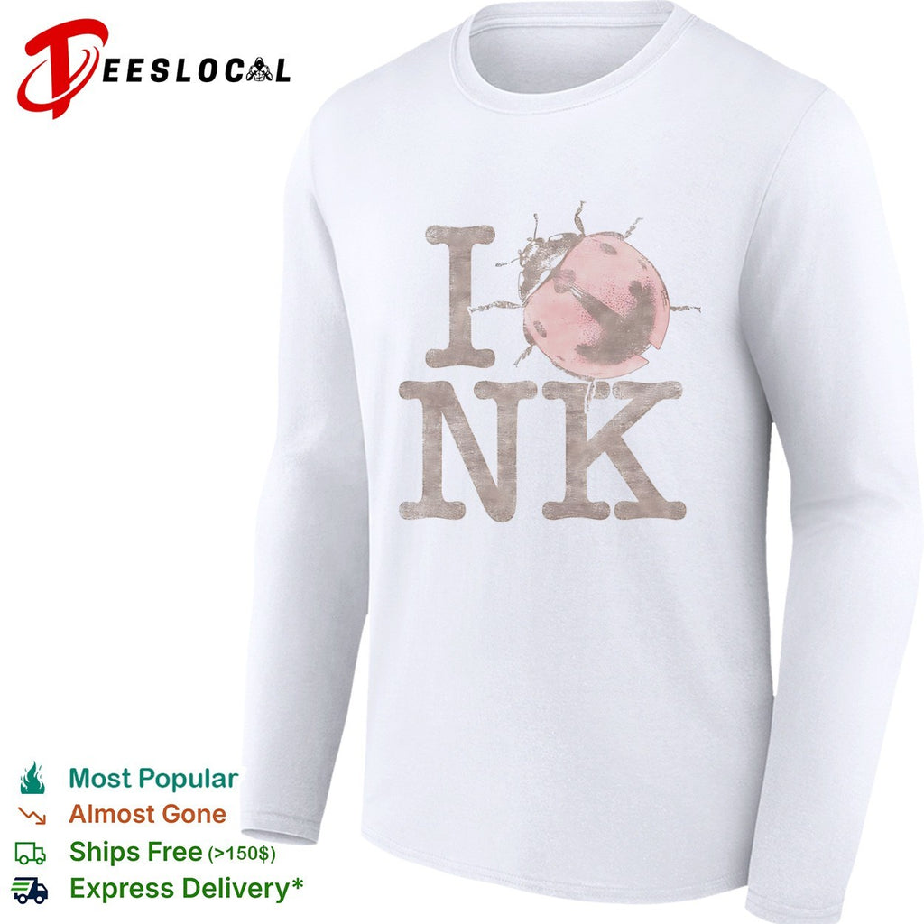 I love ink ladybug insect nature entomology shirt