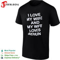 I love my wife and my wife loves Sehun Kpop Exo shirt