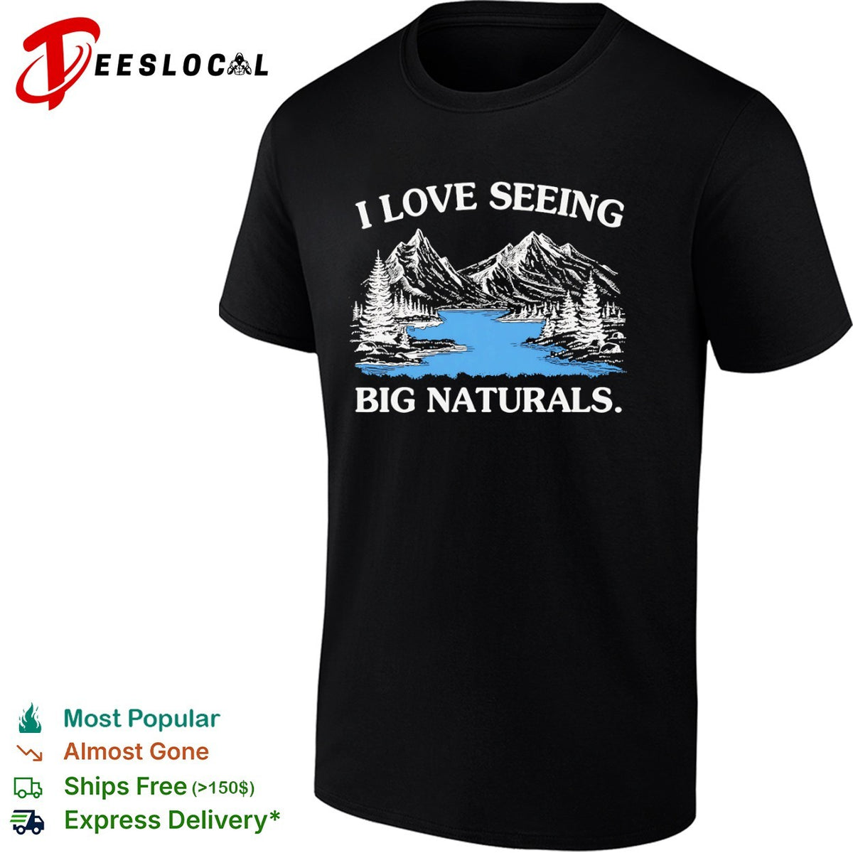 I love seeing big naturals landscape mountain scenery outdoors nature shirt