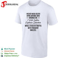 I never wish death upon anyone who wrongs me I wish sudden explosive text shirt