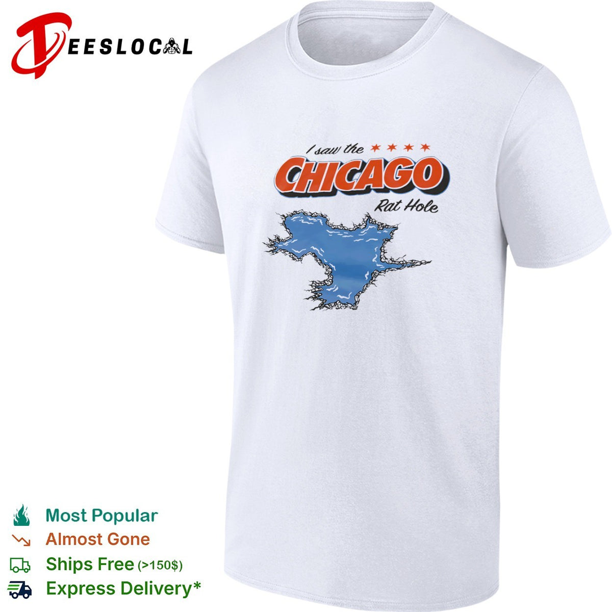 I saw the Chicago Rat Hole iconic city landmark shirt