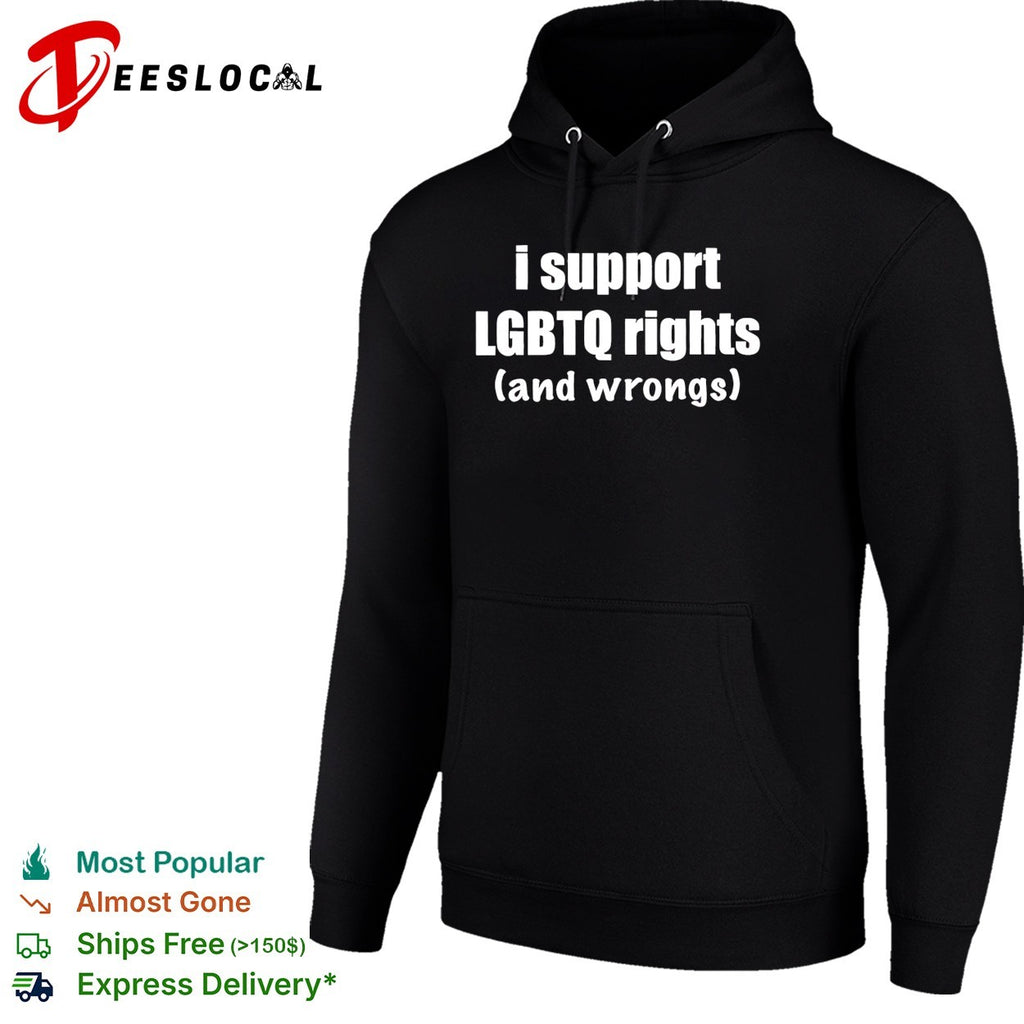 I support LGBTQ rights and wrongs Pride Month shirt