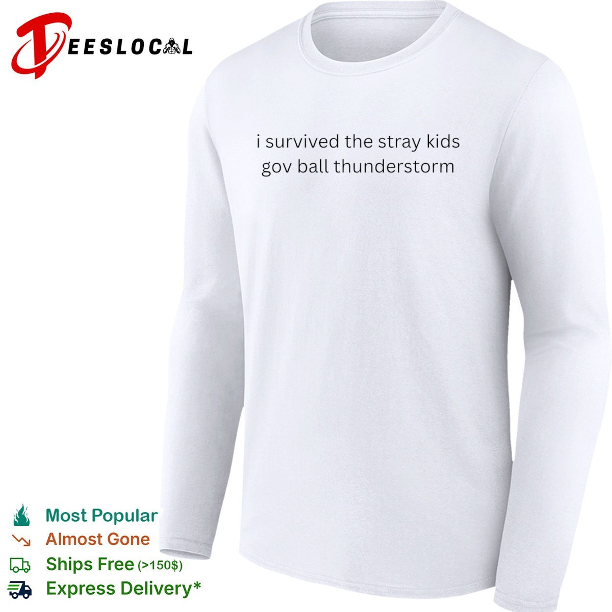 I survived the stray kids gov ball thunderstorm shirt