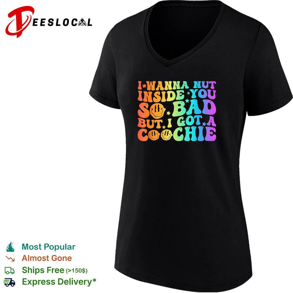 I want a sweet treat so bad but I got a snack funny graphic shirt