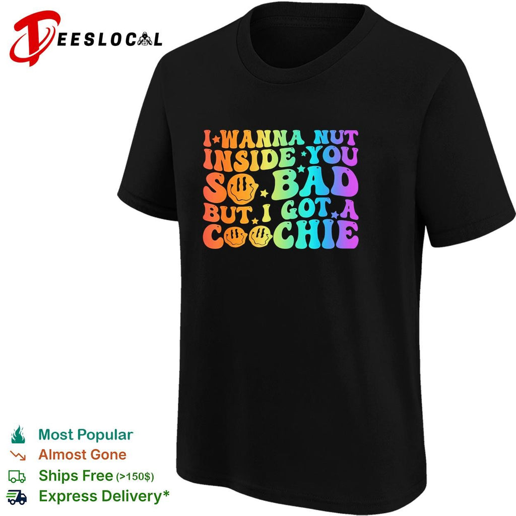 I want a sweet treat so bad but I got a snack funny graphic shirt